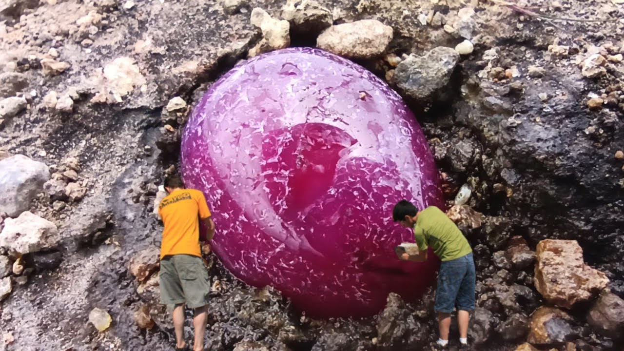 Moment of finding gems diamond mining diamond and gemstone minescrystal was found in a volcano