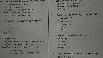 ICMR JRF 2018 answer key of life sciences  part -6