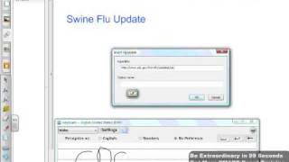 99 Second Mini-Lesson #3: Insert News Web Links into Notebook H1N1 (2it SMART Board Training series)