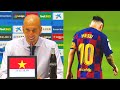 Zidane reaction on Messi decision to leave Barcelona!
