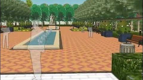 Advanced Sketchup Landscape Residential Modelling - Landscape Architecture Design Animation