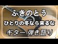 ふきのとう ひとりの冬なら来るな