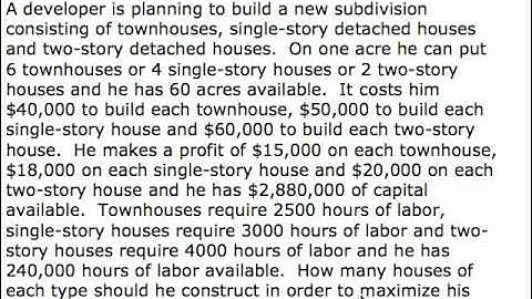 More Examples With Standard Problems (movie 3.1C)