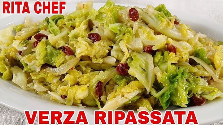 VERZA RIPASSATA⭐RITA CHEF | Gustosa e appetitosa.