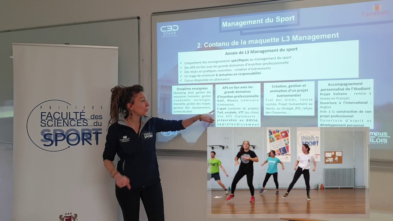 Faculté des Sciences du Sport (STAPS): Formation Parcours Management du Sport (MS)