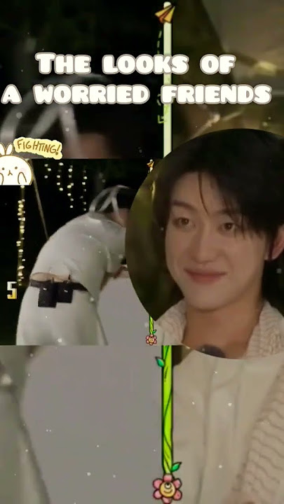 The worried friends of Shen Yue during her challenge, Xu Minghao and Chen Zheyuan