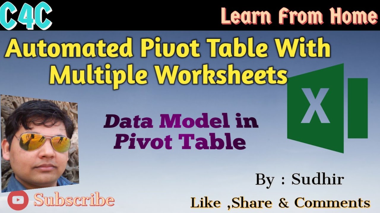 Single Pivot Table for Multi Sheets with Data Model - Advanced Pivot ...