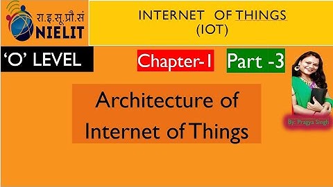 olevel |internet of things | chapter 1 | part 3 | architecture of iot | #pragyasisodiya |#iot