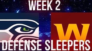 Defense / DST Sleepers Week 2 Fantasy Footbsll