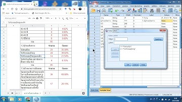 กำหนดตัวแปรVariableแบบNominalในSPSS