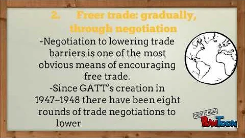 How WTO promotes free trade