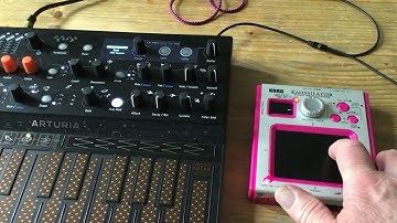 Arturia microfreak and KORG  kaossilator lol