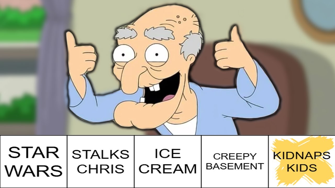 Family Guy Bingo: P3RV3RT Herbert Edition