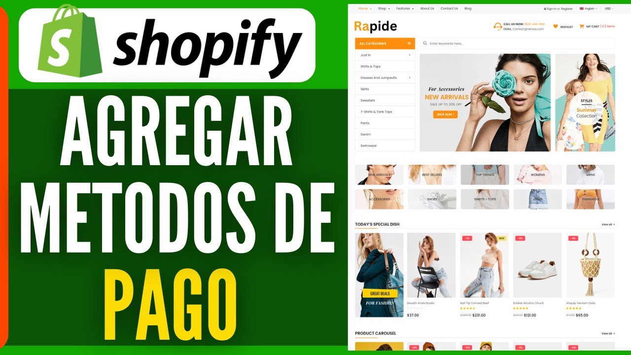Como Agregar Metodos De Pago En Shopify (2025) - YouTube