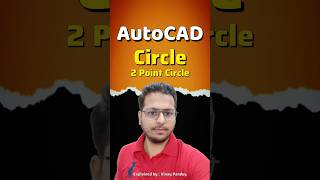 AutoCAD 2 Point Circle #shorts