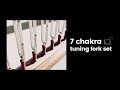 7 chakra tuning fork set  available at soundhealinglabcom