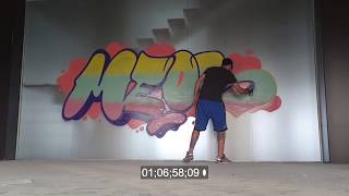 MEOS  GRAFFITI IN 10 MINUTES