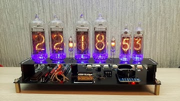 Часы на газоразрядных индикаторах ИН-14, ИН-16 ардуино