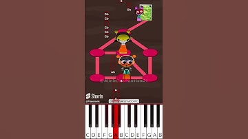 Heart-Pounding Escape game Sprunki Squid Game Challenge (@MiniMiAnimation01) - Octave Piano Tutorial