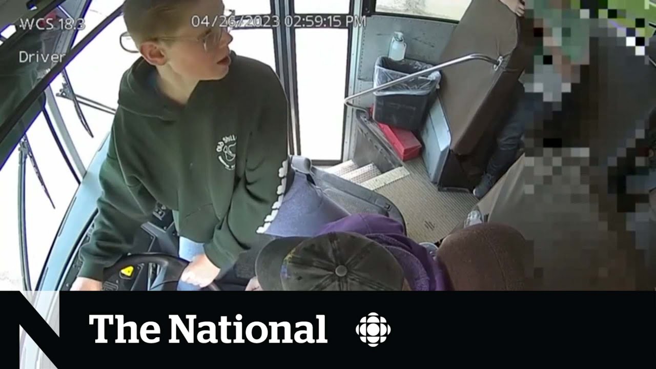 Teen jumps into action to save school bus full of kids