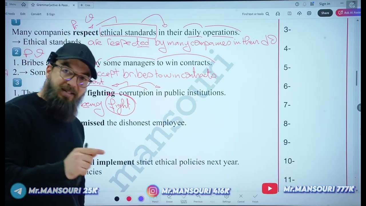 ENGLISH 02 BAC2026: active and passive voice خاص بجميع الشعب