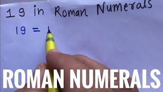 19 In Roman Numerals roman numbers in Hindi