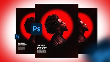 How to Create a Stunning Aura Sunset Glow poster in Photoshop