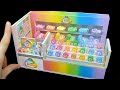 DIY Miniature Realistic Board shop # Rainbow Roll cake - Build  Roll cake shop｜미니어쳐 무지개 롤케이크 가게 만들기