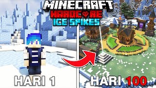 100 Hari di Minecraft Hardcore ICE SPIKES ONLY