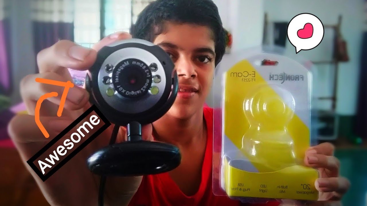 Unboxing and review of Frontech Webcam.... Important things for online class..Hindi..Sankalan Vlogs.
