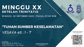 Live Ibadah Minggu XX Setelah Trinitatis HKBP Medan Sudirman | Minggu, 22 Oktober 2023 - 07.30 WIB