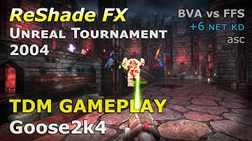 UT2004 Competitive TDM Gameplay on Goose2k4 | BVA vs FFS - Minigun & 50a Control by asc