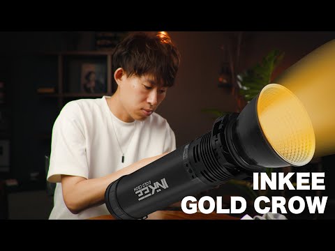 ASMR | ビデオライト開封の音&タッピング | INKEE GC60X5 GOLD CROW |