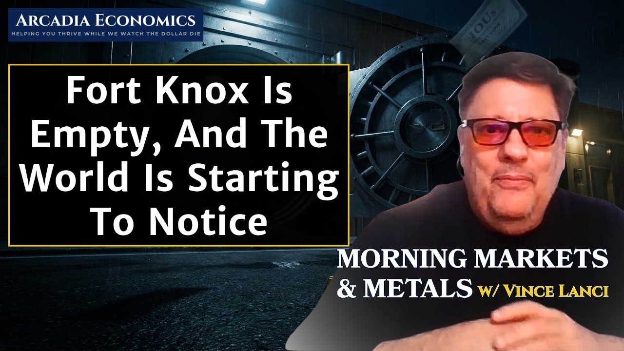 Vince Lanci On Latest Silver Crash, & Jeffrey Epstein Comments On Fort Knox