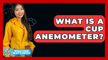 What Is A Cup Anemometer? - Weather Watchdog