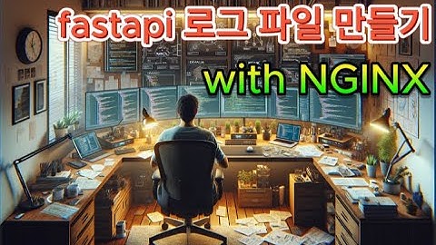 fastapi에서 uvicorn 실행시 로그를 파일로 남기는 방법에 대해 알아 봅니다.