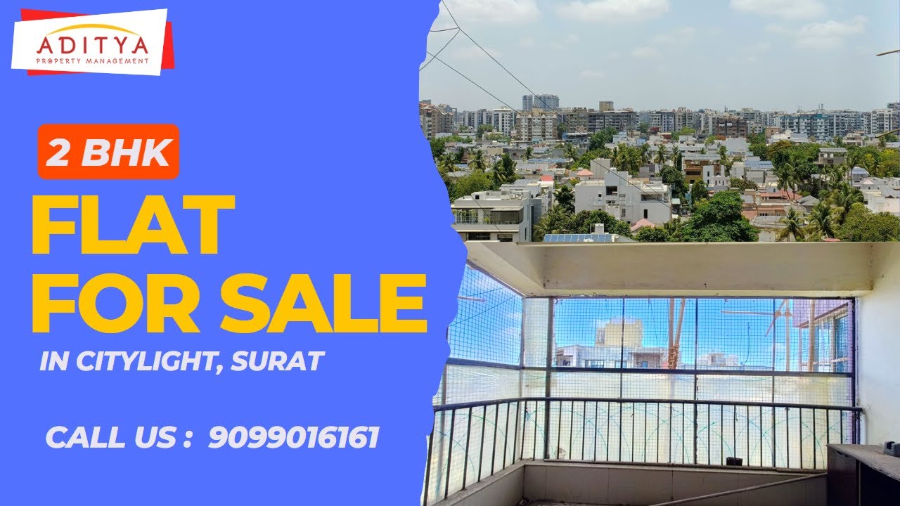 2BHK Flat For Sale In CityLight Surat