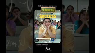 5 Life Lessons From 3 Idiots That Changed My Mindset 🔥#3Idiots #Motivation #Success #LifeLessons