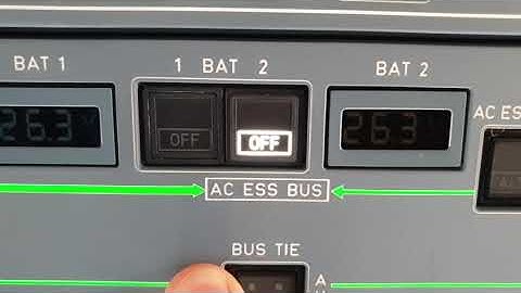 A320 NEO - BATT/EXT PWR ON