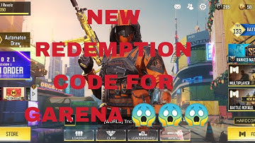 CODM: GARENA | NEW REDEMPTION CODE!!!