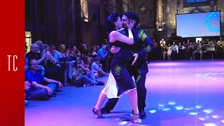 Tango: Jimena Hoeffner y Sebastián Arce, Randomly mixed dancers, 9/6/2019, Antwerpen Tango Festival