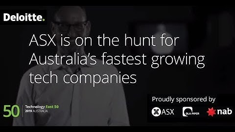 Deloitte Tech Fast 50  -  Nominations for 2019