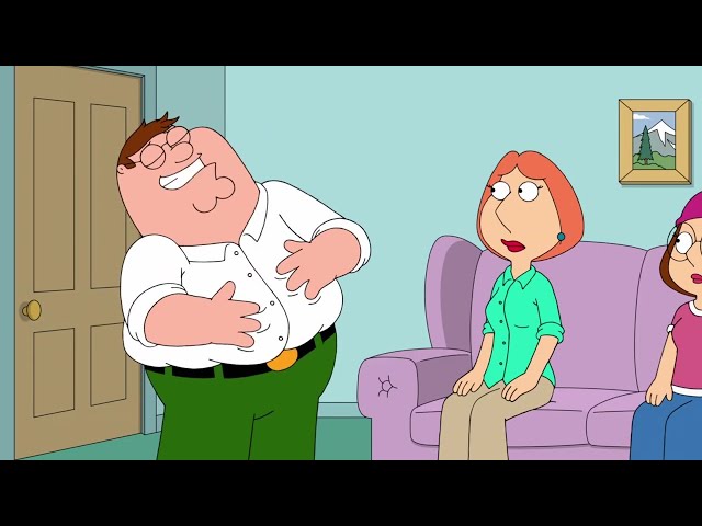 Family Guy - Peter faking with Lois class=