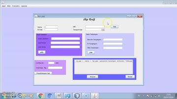 VIDEO DEMO : "Perancangan sistem rekapitulasi gaji guru" [NetBeans Java Project
