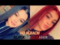 How To: Dye Dark Hair To Red Hair WITHOUT Bleach (Virgin Hair)