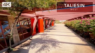 Taliesin West  Frank Lloyd Wright Winter House Tour  HDR 4K Cinematic Relaxation with calm music