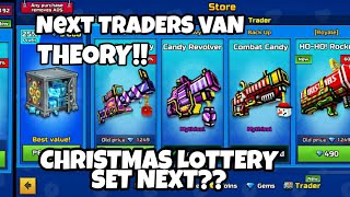 Next TRADERS VAN Is Christmas Assassin Set!? Combat Candy, Predictions & Theories ( Pixel Gun 3D )