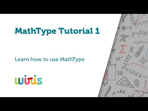 MathType Tutorial 1