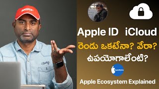 What is Apple ID and iCloud? Are they Same or different? How to use iCloud in Telugu by Siva