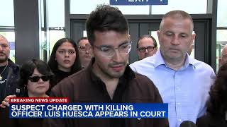 Ofc. Huesca's family speaks after court